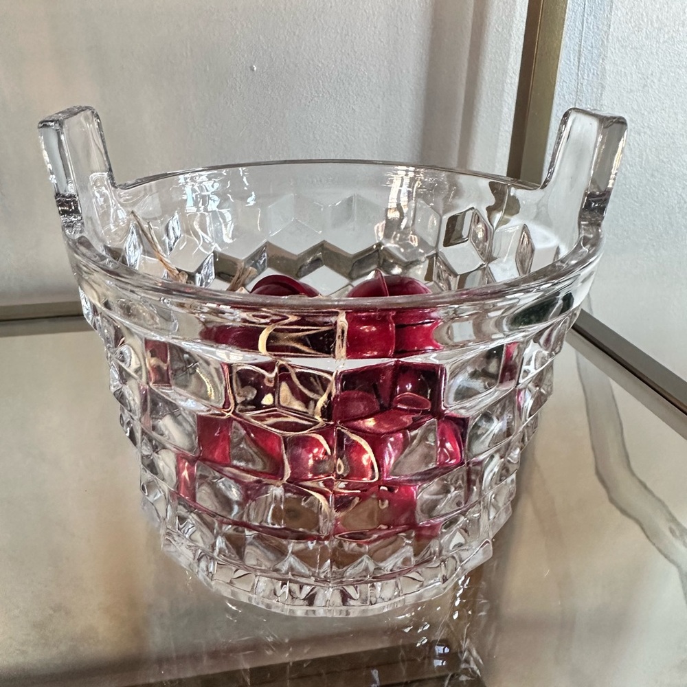 Crystal Cut Mini Champagne Flute Ice Cache
